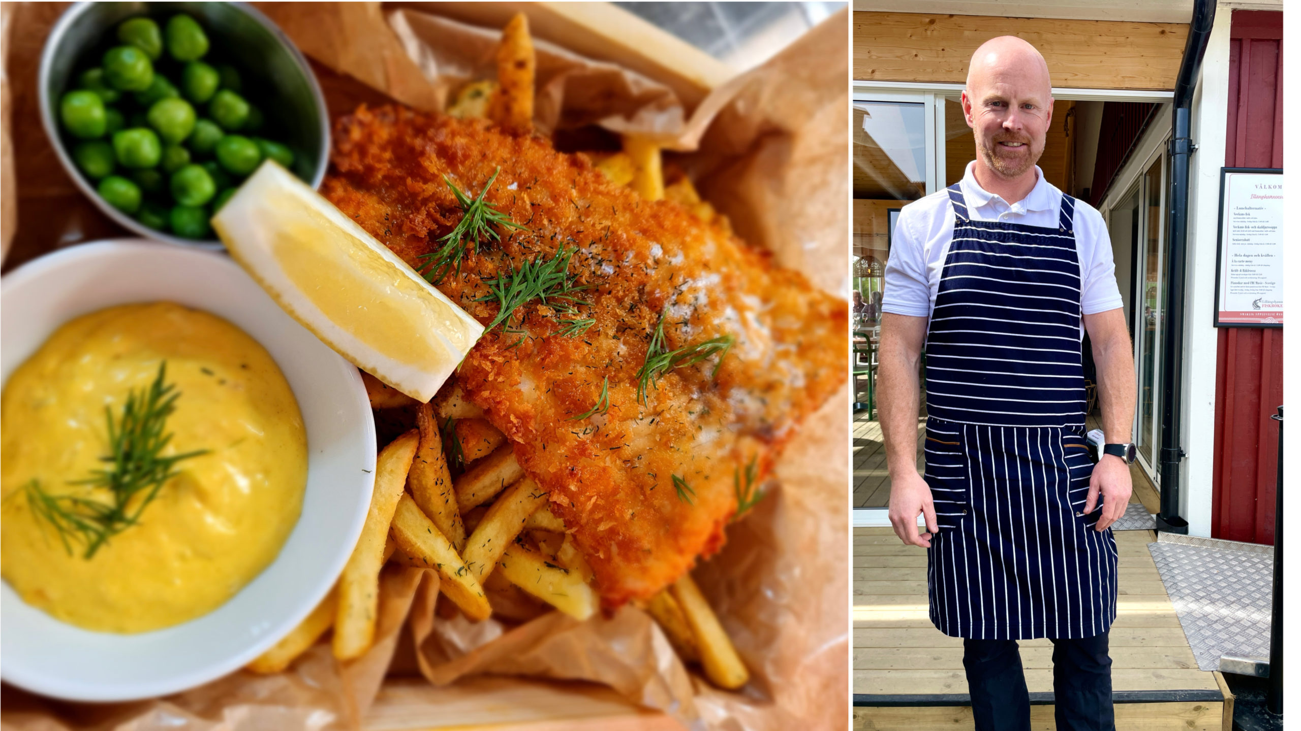 Fish and chips på Vänergös – från rökeriet på Hammarö