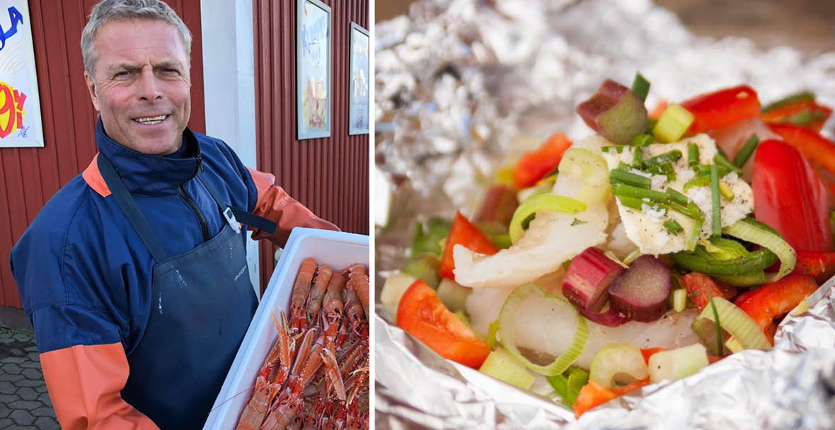 Feskhandlarns finaste torsk – grillad torsk i foliebåt